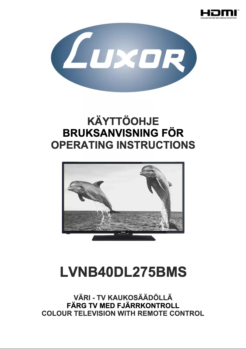 Imagen de la primera página del manual del dispositivo LVNB40DL275BMS