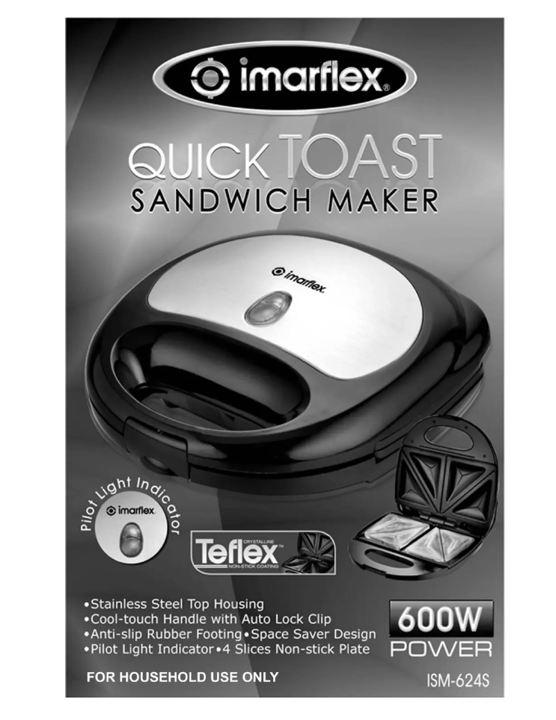 Page 1 de la notice Manuel utilisateur Imarflex ISM-624S