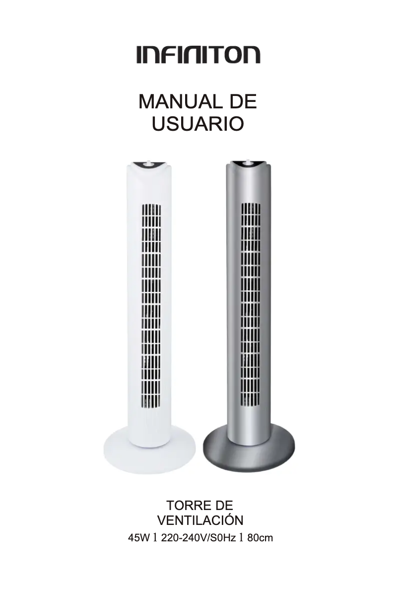 Page n°1 - Manuel utilisateur Infiniton TN-B32