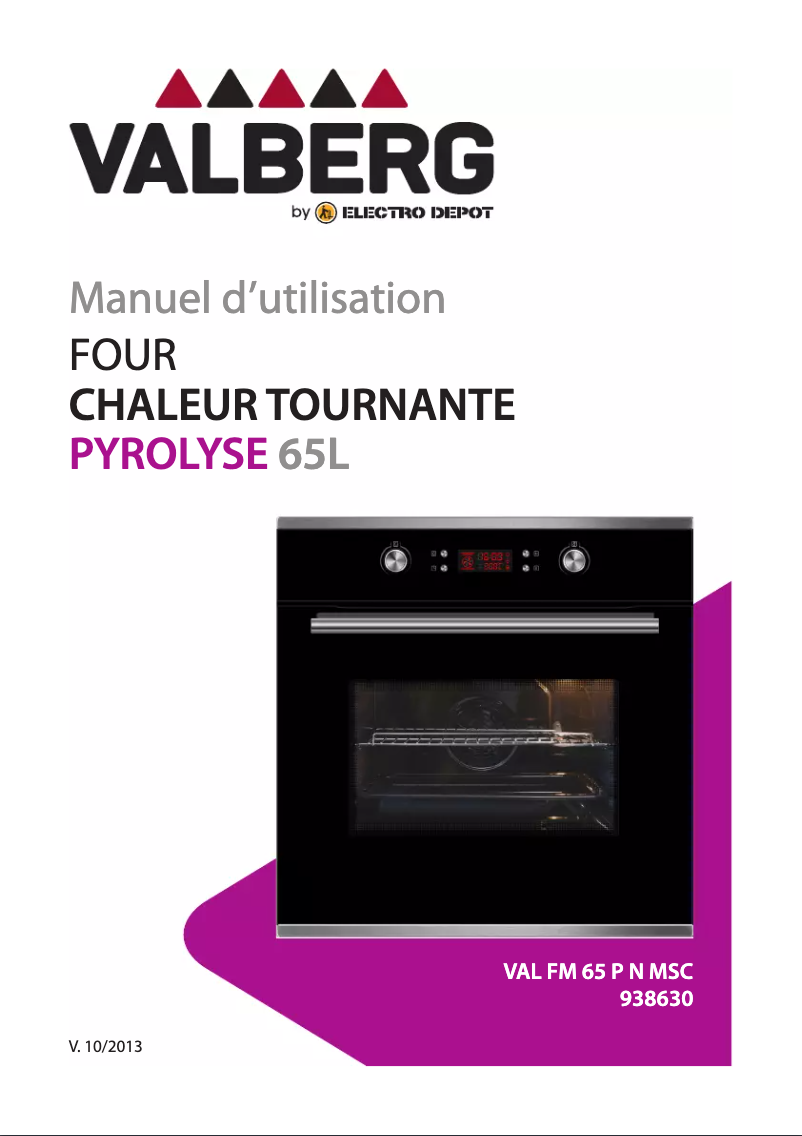 Page 1 de la notice Manuel utilisateur Valberg VAL FM 65 P N MSC