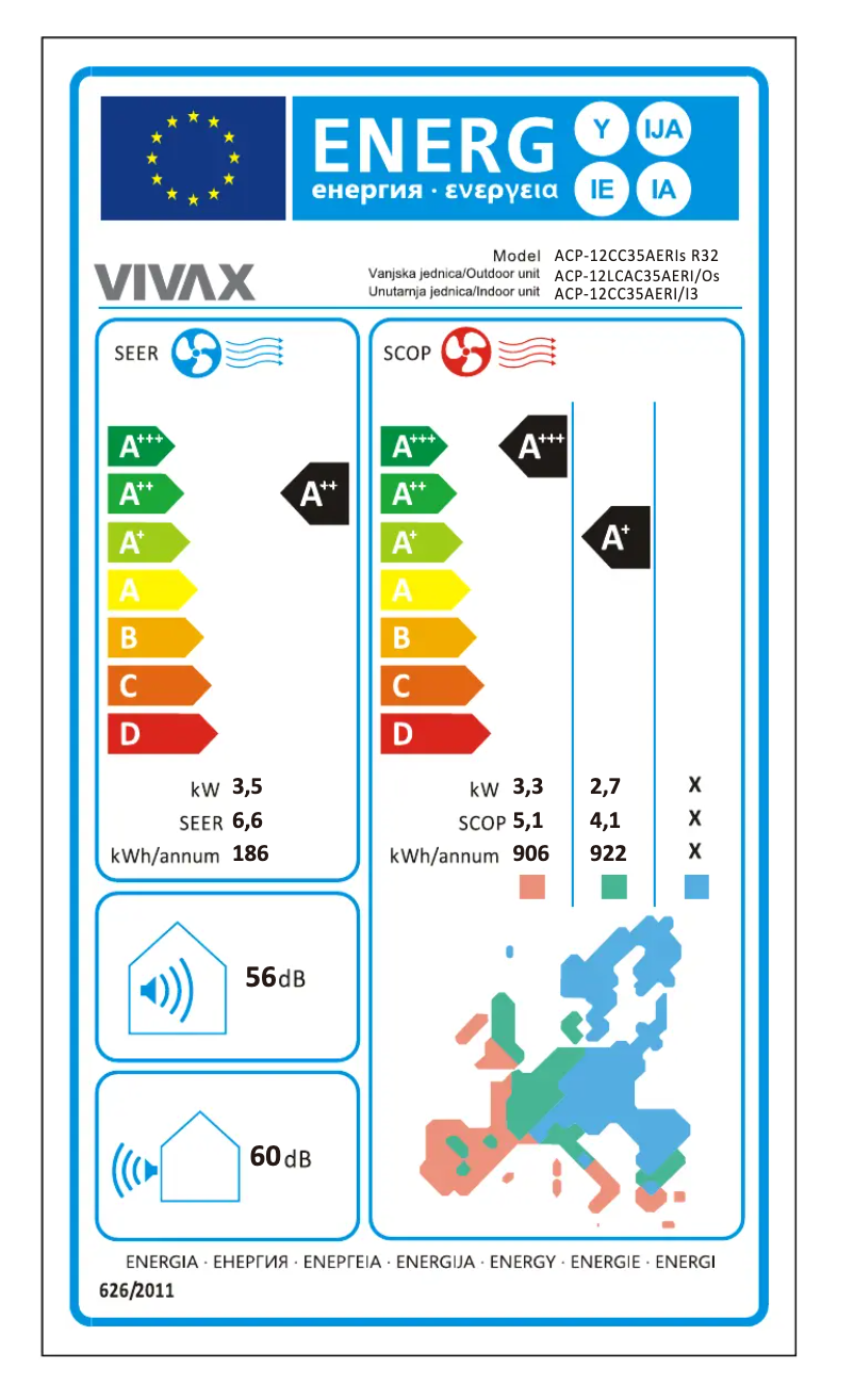Image de la première page du manuel de l'appareil ACP-12CC35AERI/I3+panel
