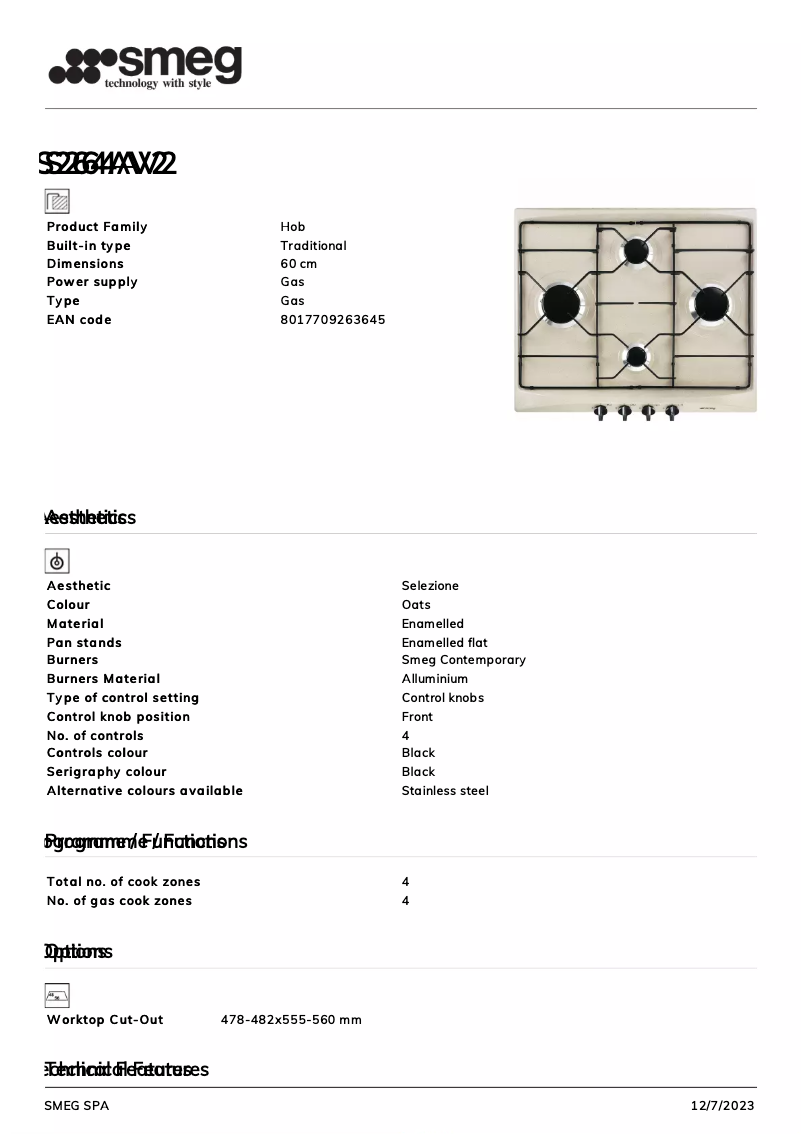 Image de la première page du manuel de l'appareil S264AV2