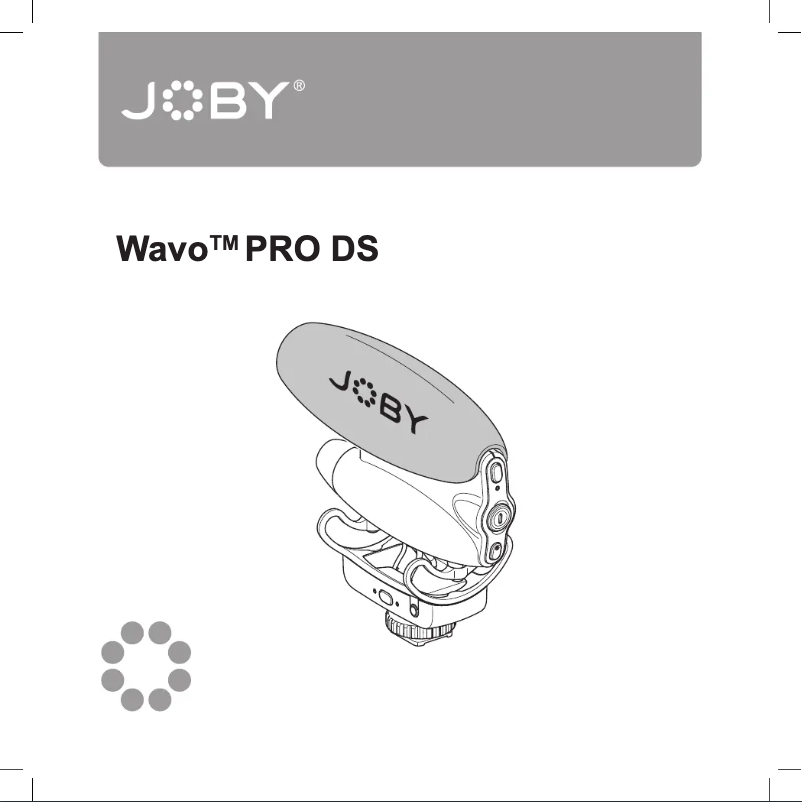 Page 1 de la notice Manuel utilisateur Joby Wave Pro DS