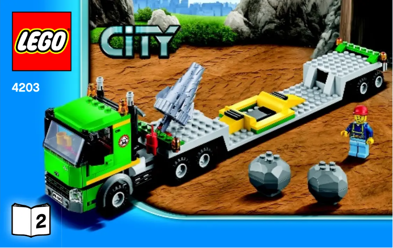 Page n°1 - Manuel utilisateur Lego Excavator Transport