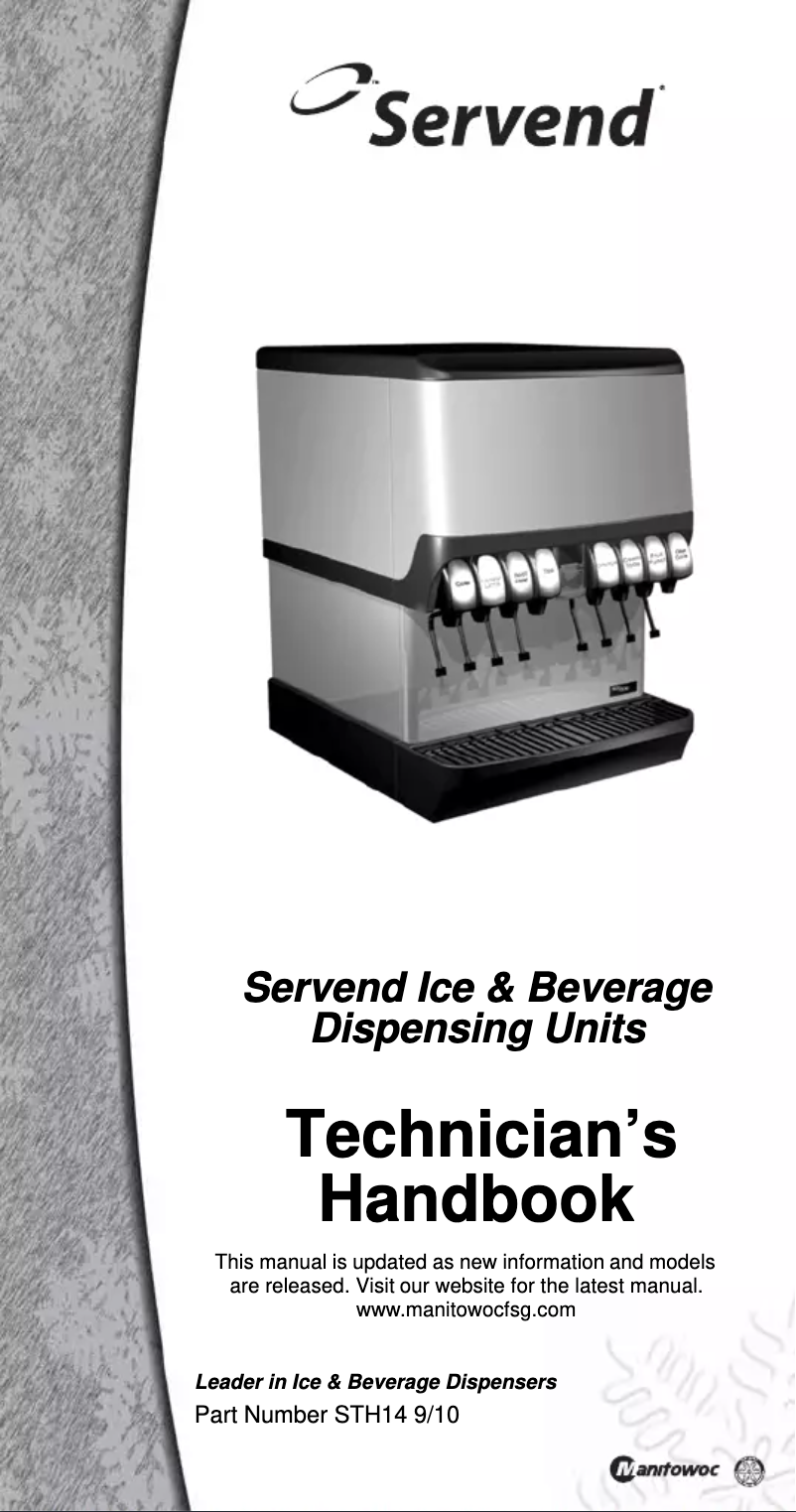 Page 1 de la notice Manuel utilisateur Servend S-200