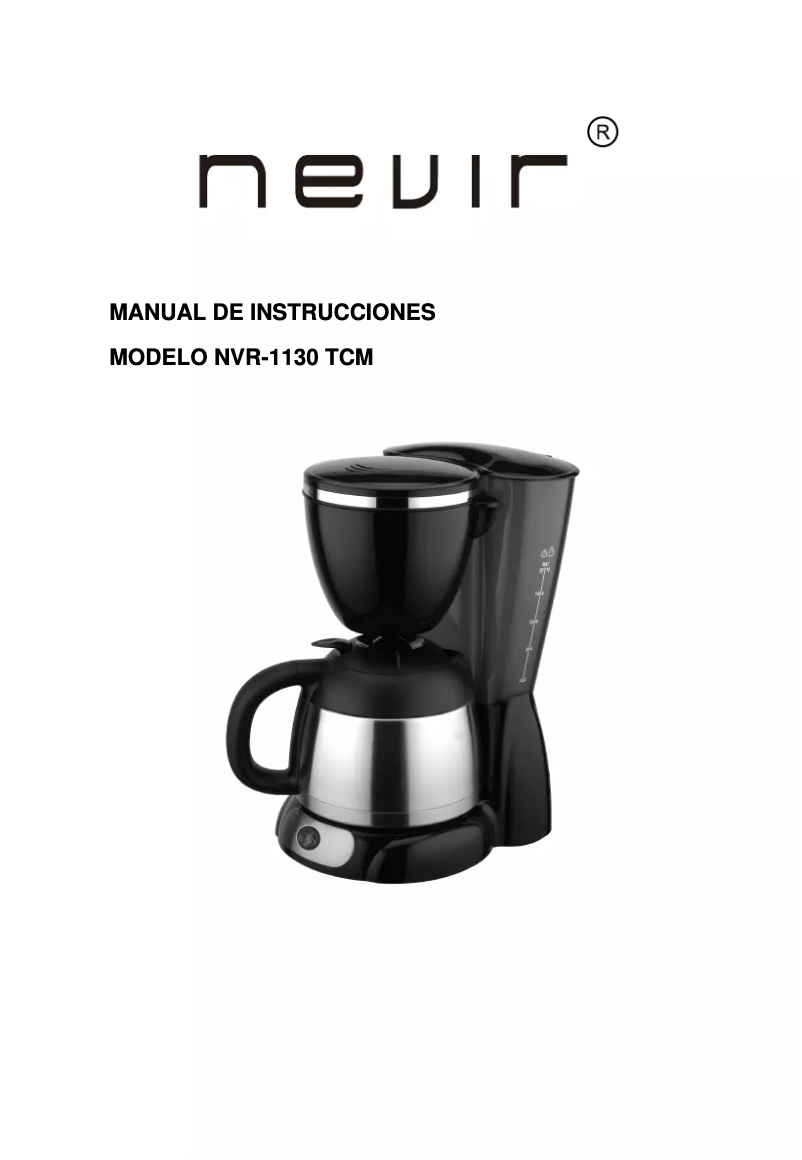 Page n°1 - Manuel utilisateur Nevir NVR-1130 TCM