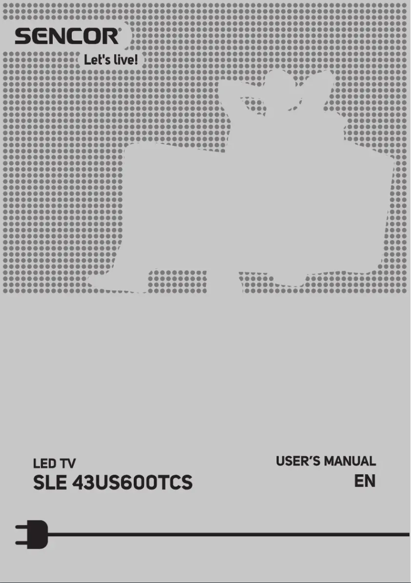 Page 1 de la notice Manuel utilisateur Sencor SLE 43US600TCS