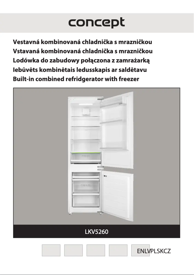 Page n°1 - Manuel utilisateur Concept LKV5260