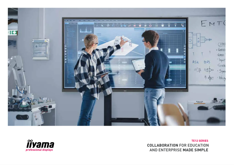 Page n°1 - Brochure Iiyama ProLite TE5512MIS