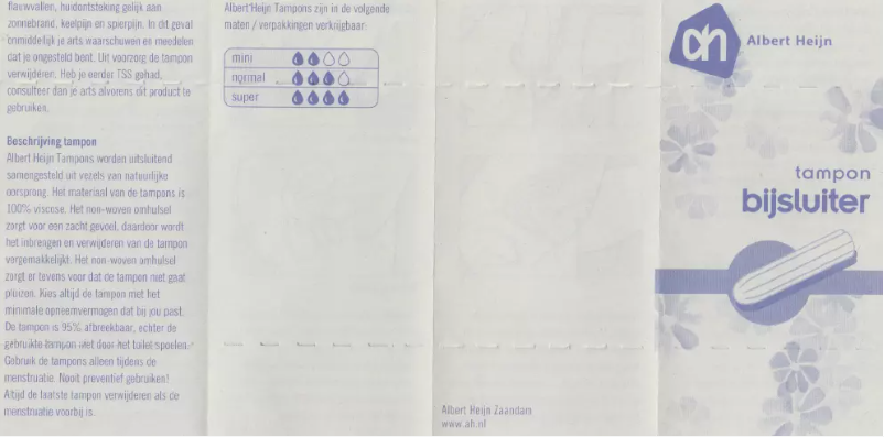 Page n°1 - Manuel utilisateur Albert Heijn Normal