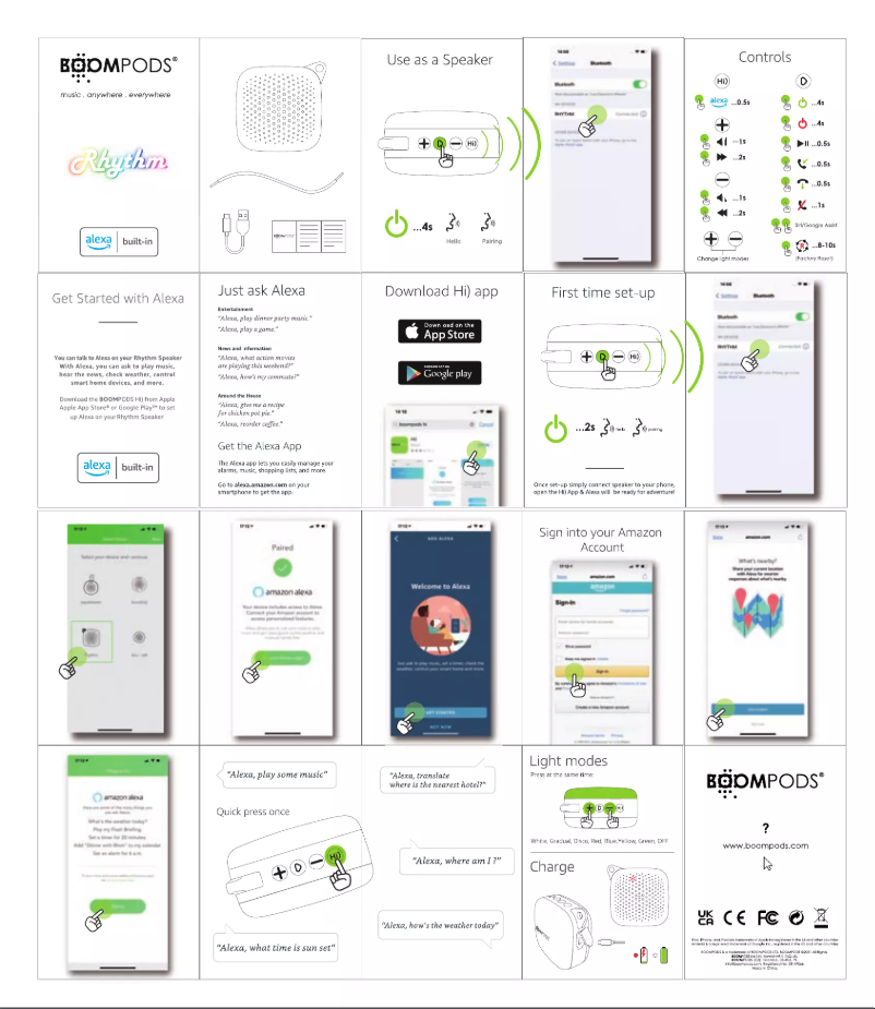 Page n°1 - Manuel utilisateur Boompods Rhythm