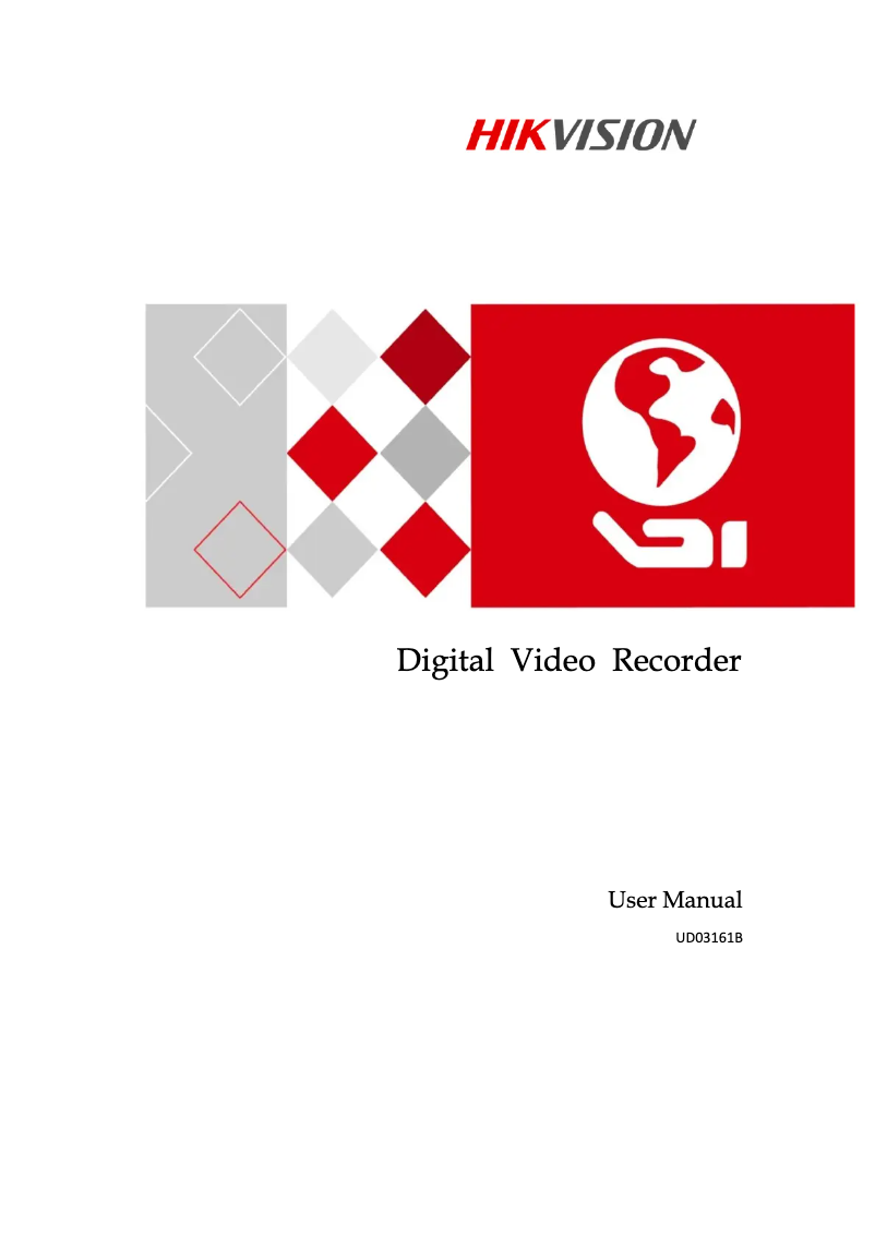 Page 1 de la notice Manuel utilisateur Hikvision DS-7216HQHI-F2/N