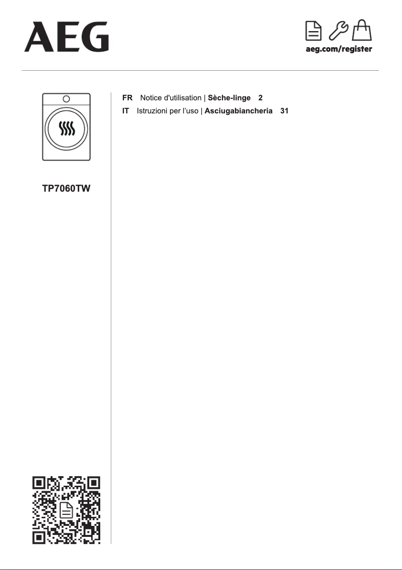Image de la première page du manuel de l'appareil TP7060TW