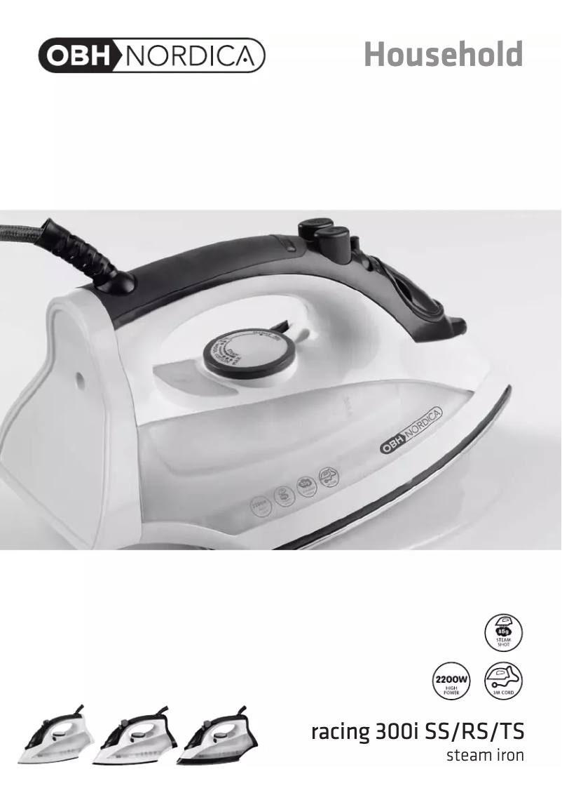 Image de la première page du manuel de l'appareil Racing 300i SS