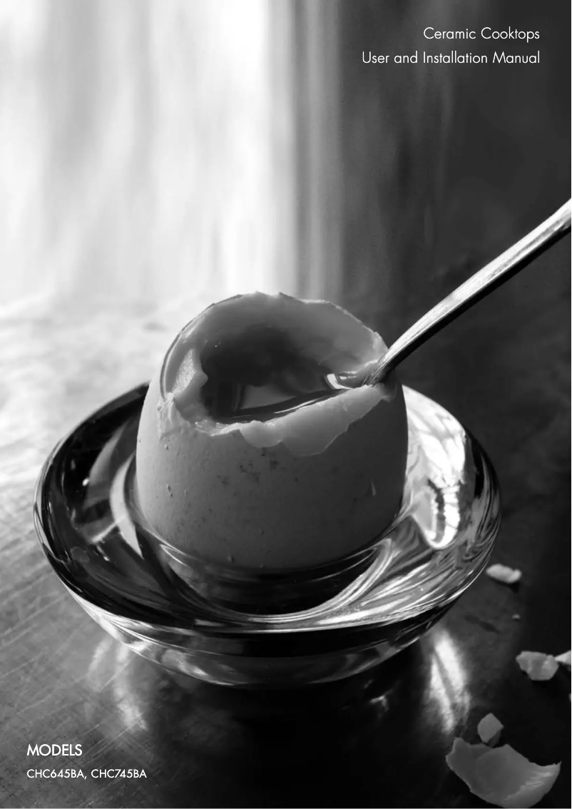 Imagen de la primera página del manual del dispositivo CHC745BA