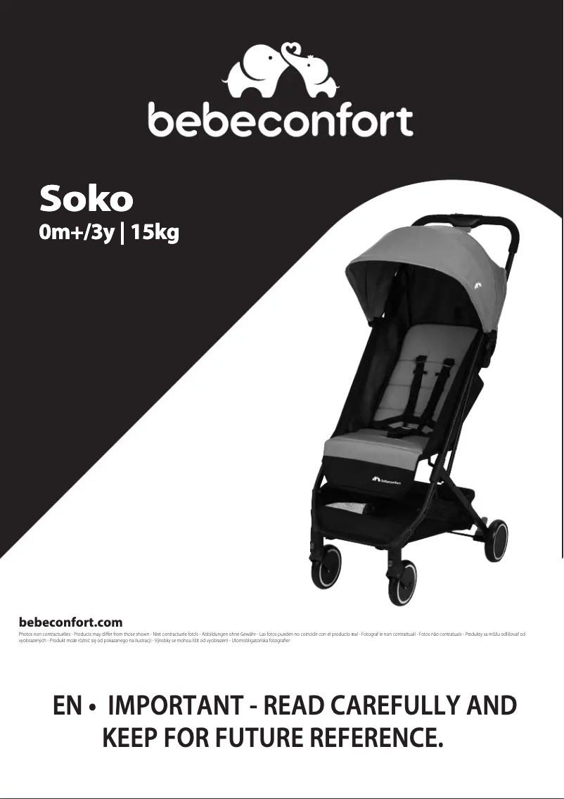 Page n°1 - Manuel utilisateur Bebe Confort Soko