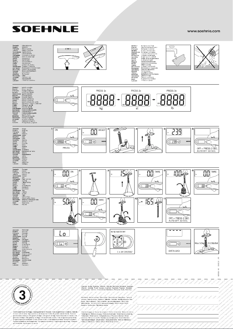 Page 1 de la notice Manuel utilisateur Soehnle Travel 66172 2