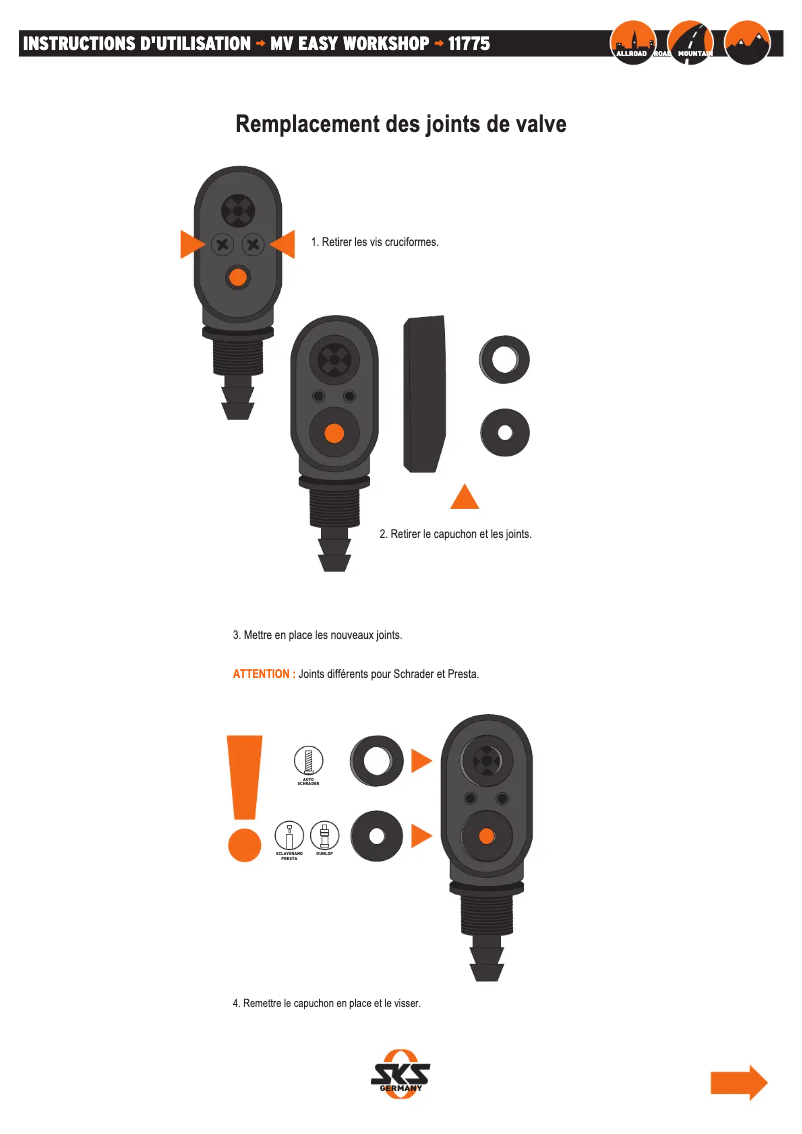 Image de la première page du manuel de l'appareil MV Easy Workshop