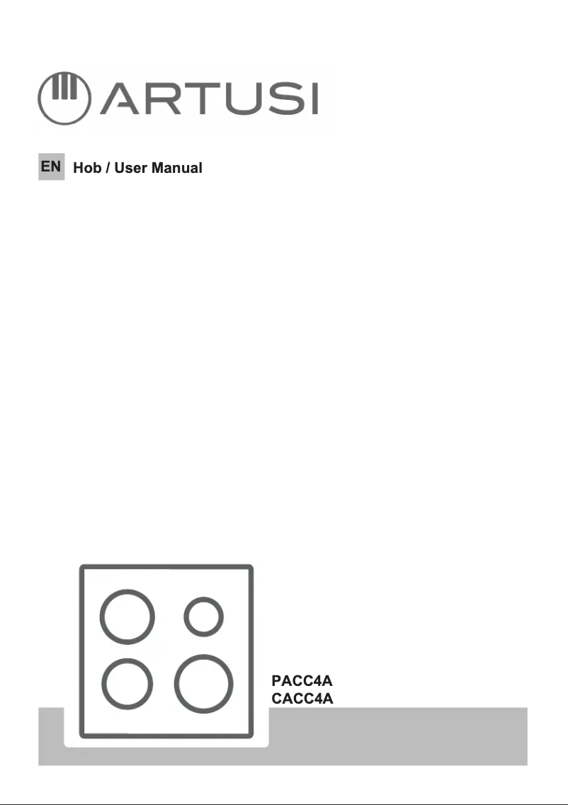 Page 1 de la notice Manuel utilisateur Artusi CACC4A