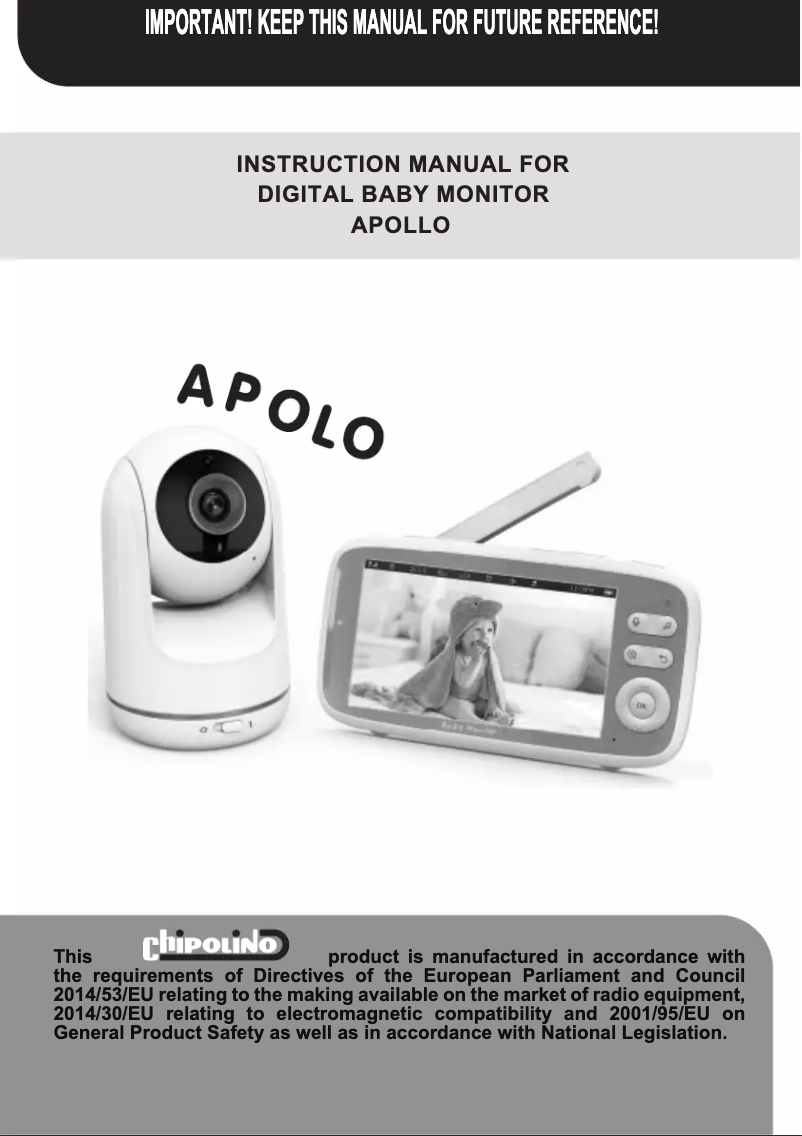 Page 1 de la notice Manuel utilisateur Chipolino Apollo