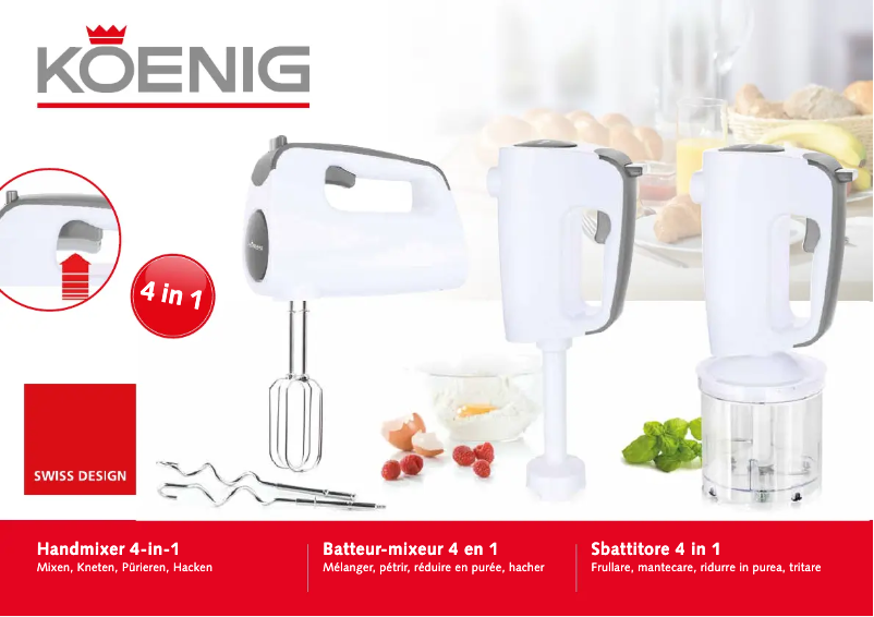 Page 1 de la notice Manuel utilisateur Koenig B04116