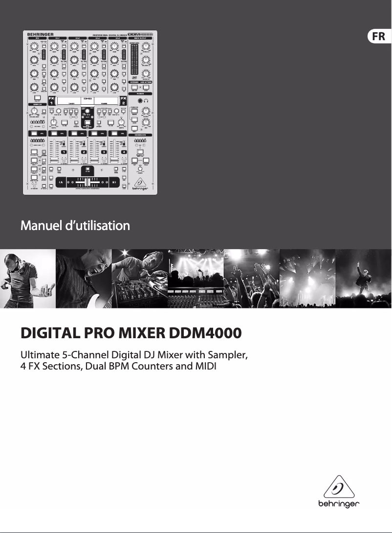 Page n°1 - Manuel utilisateur Behringer DDM4000