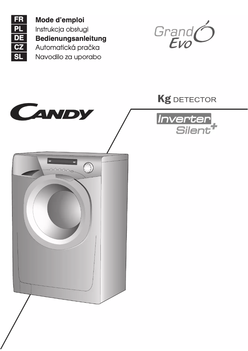 Page n°1 - Manuel utilisateur Candy EVO 1683DH3/1-S