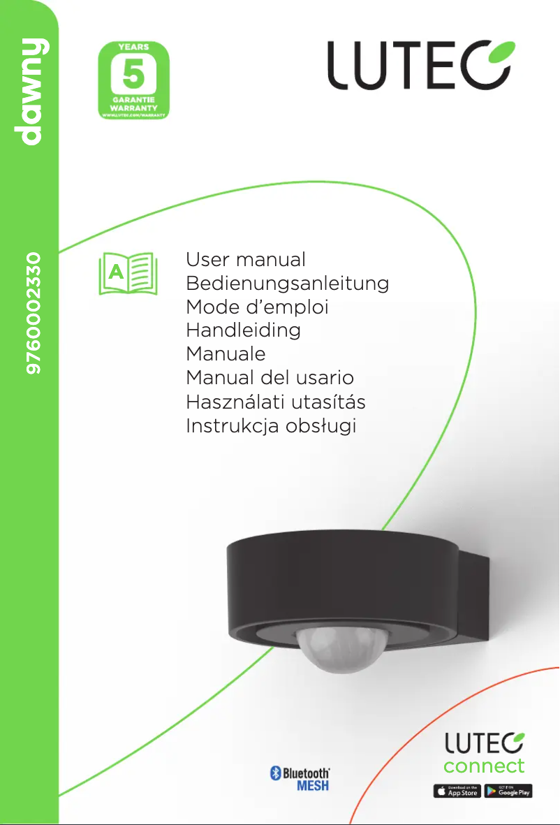 Image de la première page du manuel de l'appareil Dawny