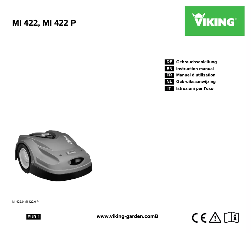 Image de la première page du manuel de l'appareil iMow MI 422 P