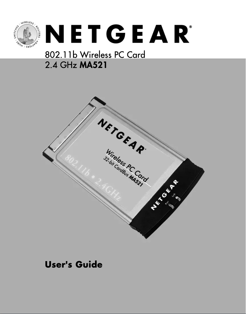 Page 1 de la notice Manuel utilisateur Netgear MA521