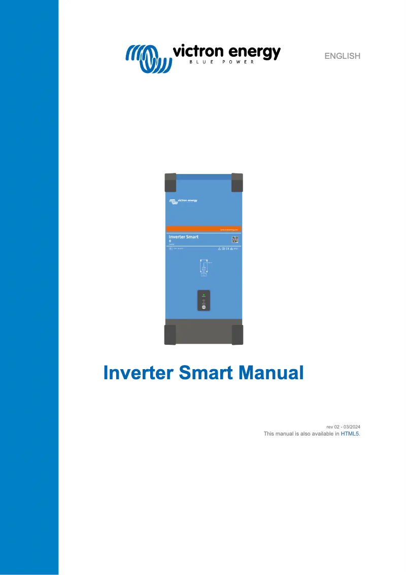 Image de la première page du manuel de l'appareil Phoenix Inverter Smart
