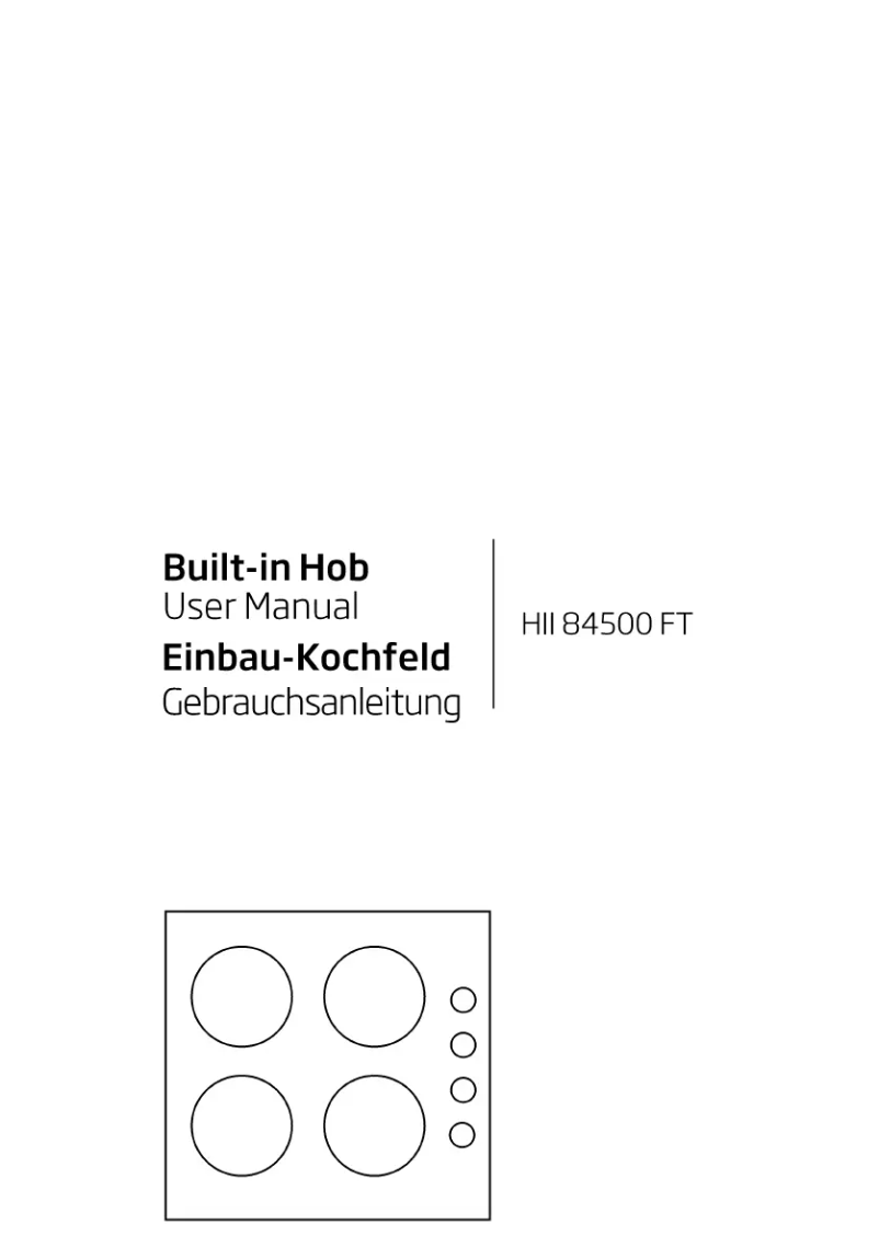 Image de la première page du manuel de l'appareil HII 84500 FT