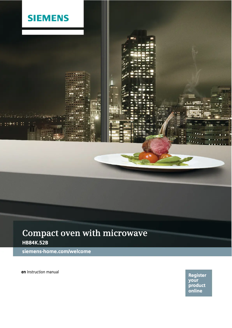 Image de la première page du manuel de l'appareil HB84K552B