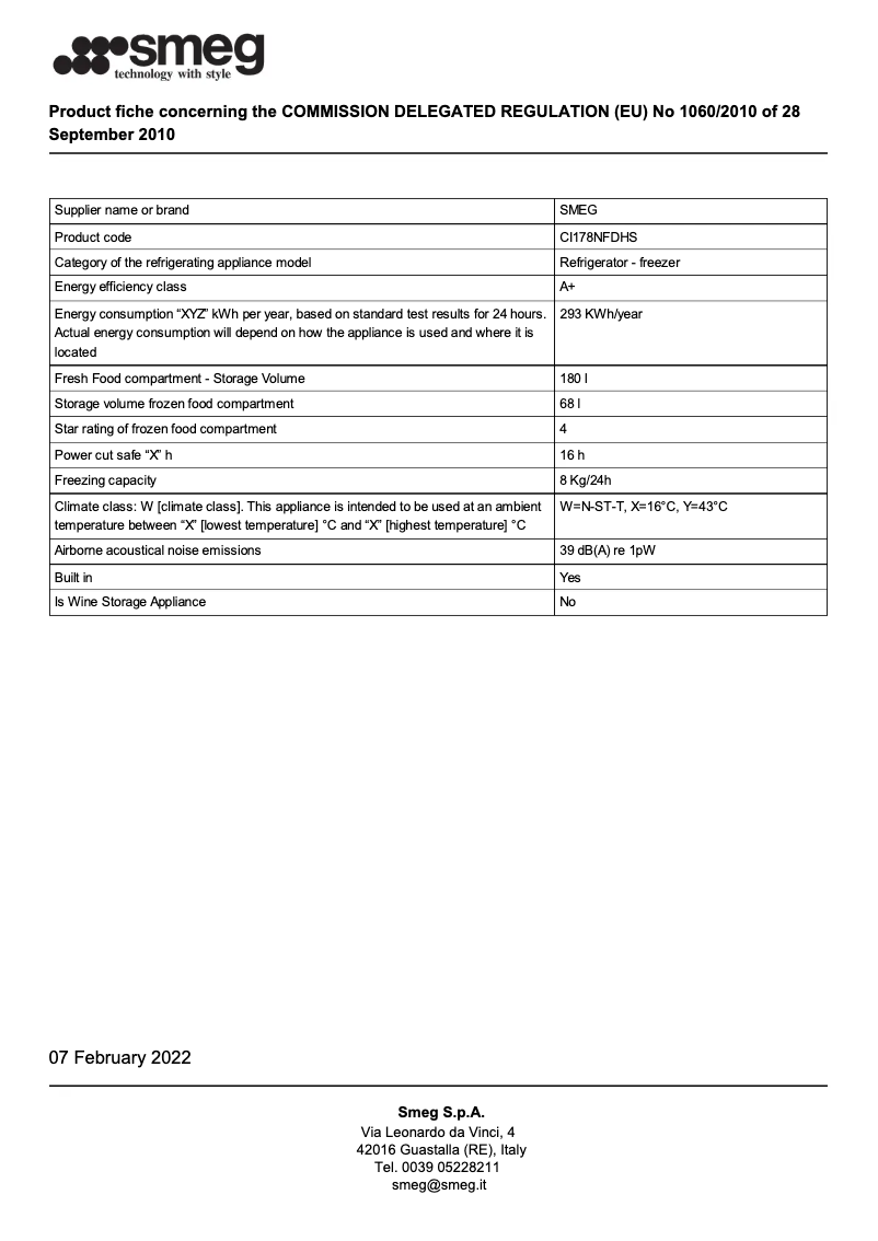 Image de la première page du manuel de l'appareil CI178NFDHS