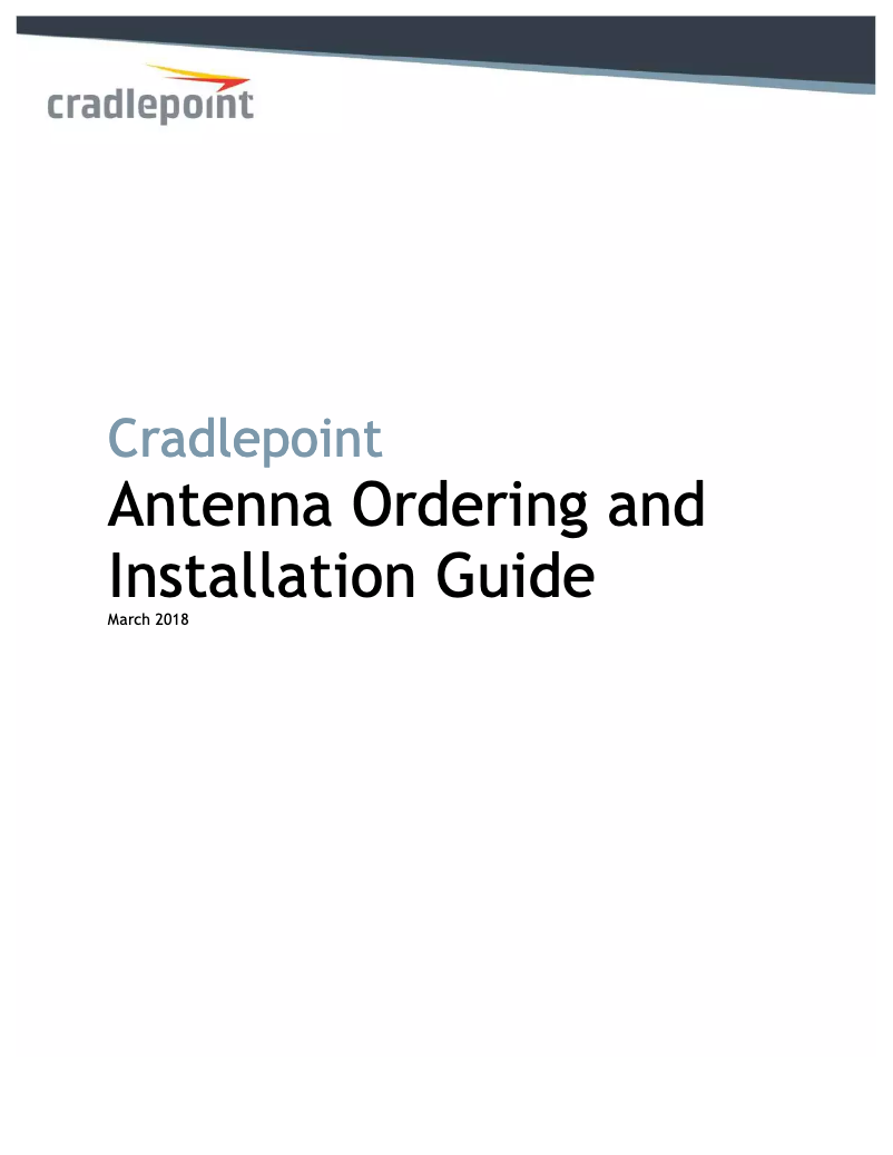 Página 1 del manual Manual de usuario Cradlepoint AER2200