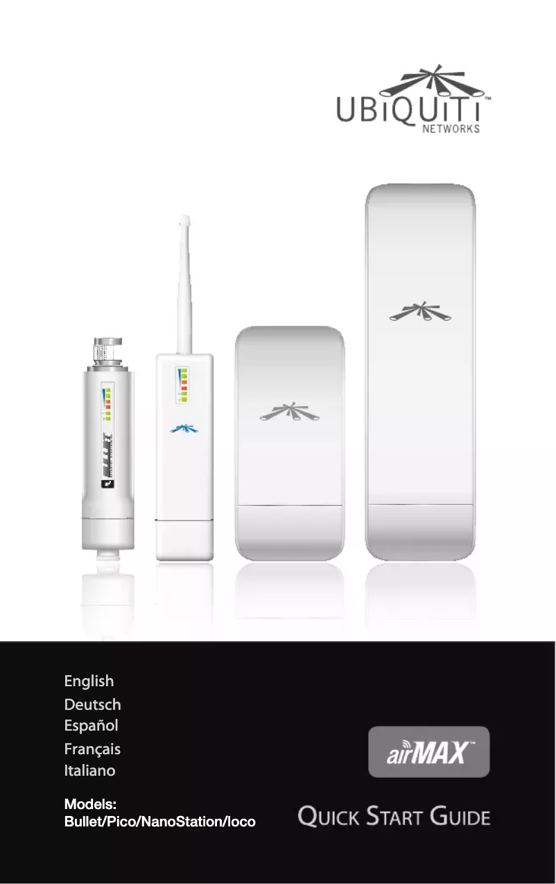 Page 1 de la notice Manuel utilisateur Ubiquiti Networks BM2HP