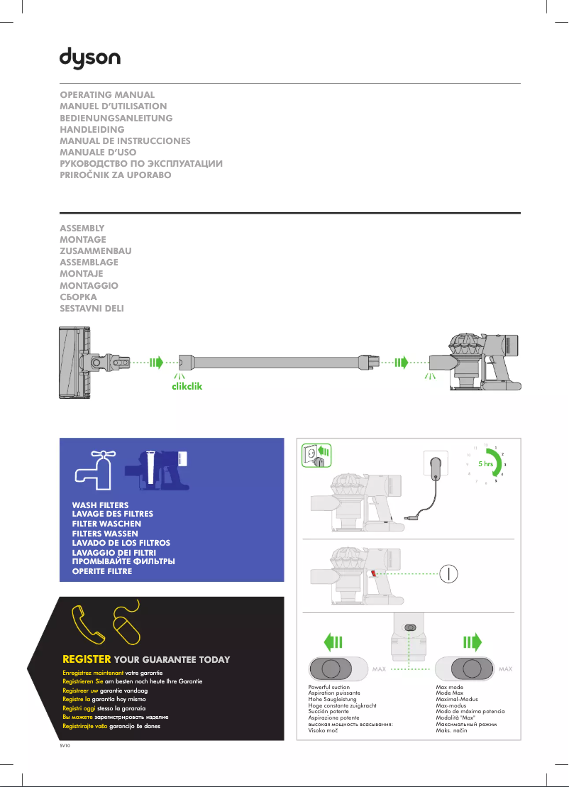 Page n°1 - Manuel utilisateur Vorwerk Kobold VT300