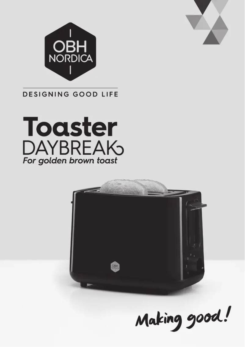 Page 1 de la notice Manuel utilisateur OBH Nordica Daybreak 2260