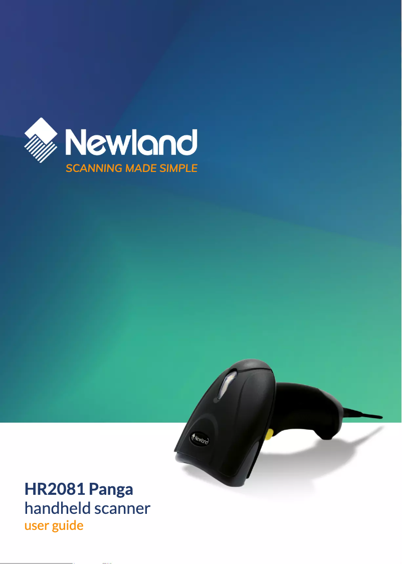 Página 1 del manual Manual de usuario Newland Panga HR2081