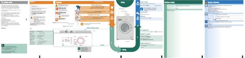 Page n°1 - Manuel utilisateur Bosch WAB24060SN