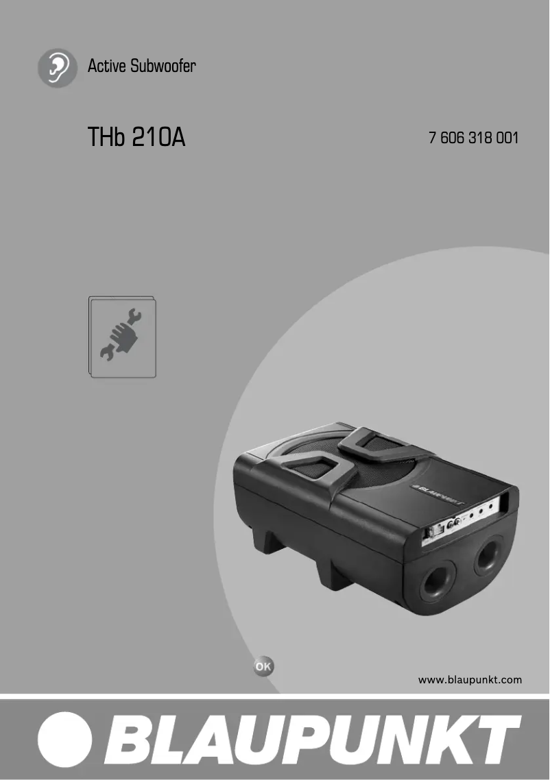 Imagen de la primera página del manual del dispositivo THB 210A