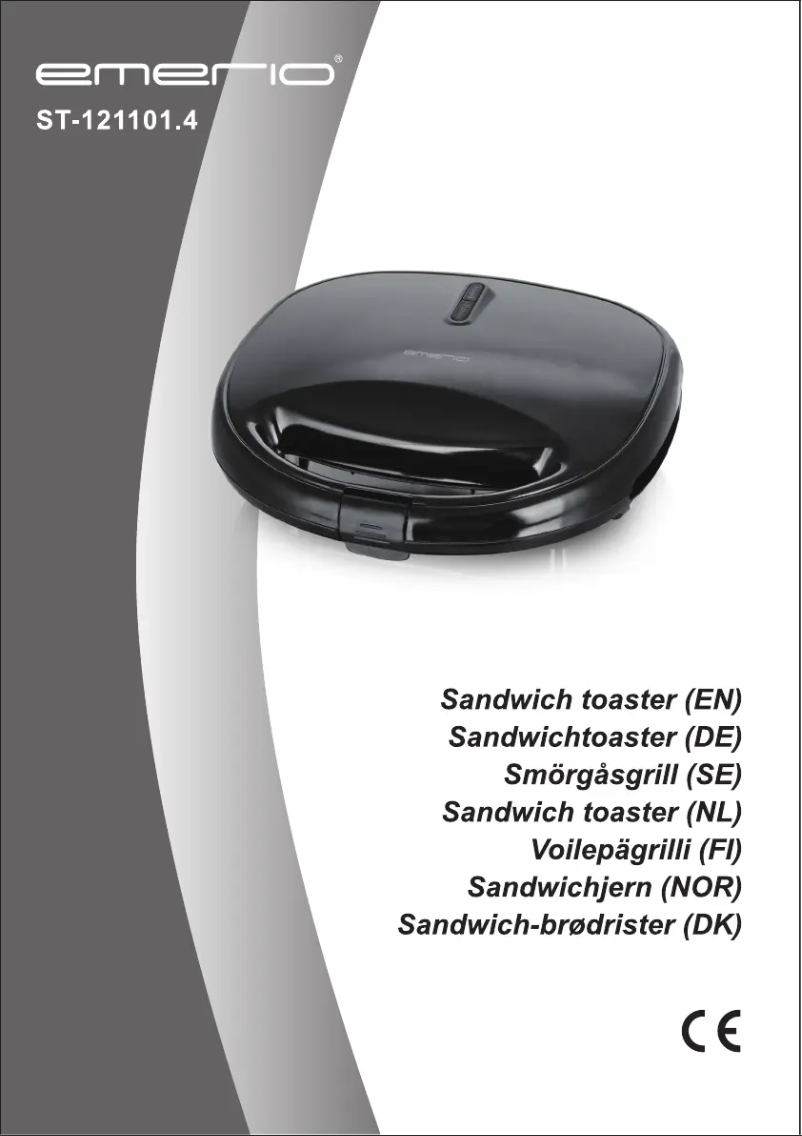 Page 1 de la notice Manuel utilisateur Emerio ST-121101
