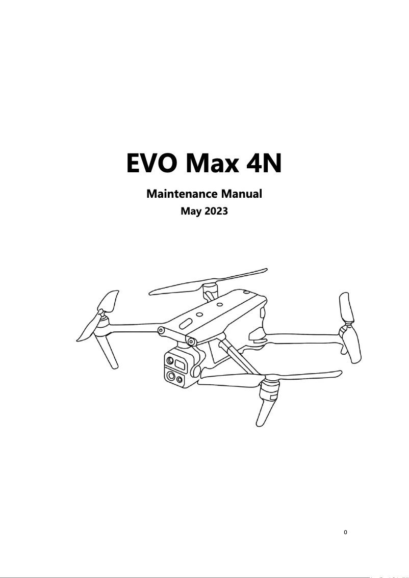 Image de la première page du manuel de l'appareil EVO Max 4N