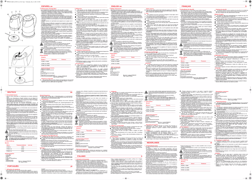 Image de la première page du manuel de l'appareil KT5860