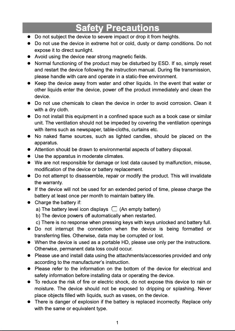 Page 1 de la notice Manuel utilisateur Nextbook Premium 7