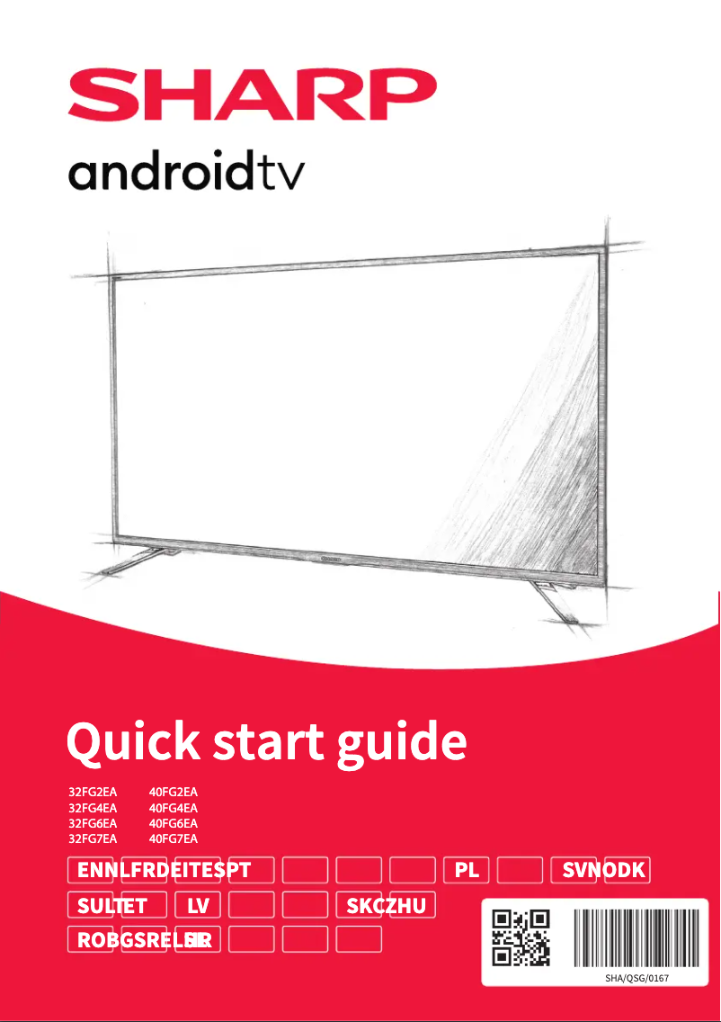 Page 1 de la notice Manuel utilisateur Sharp 40FG4EA