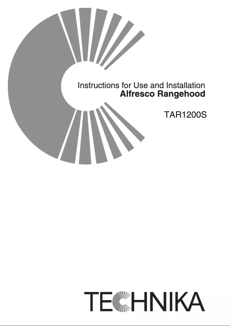 Page 1 de la notice Manuel utilisateur Technika TAR1200S