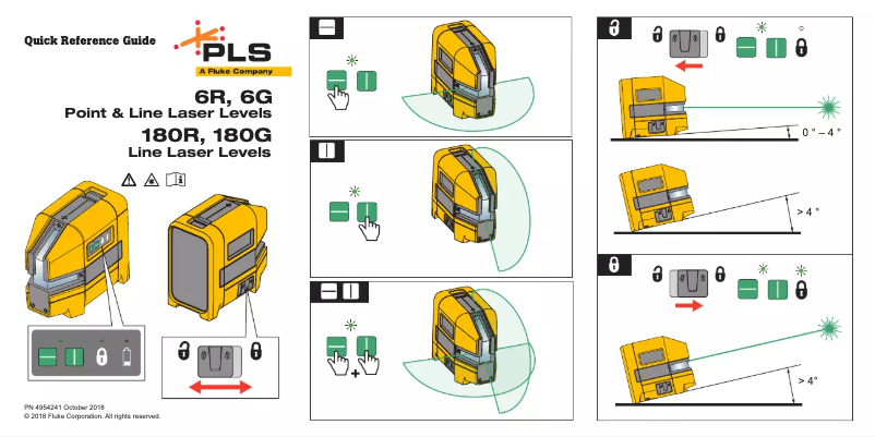 Image de la première page du manuel de l'appareil 180G