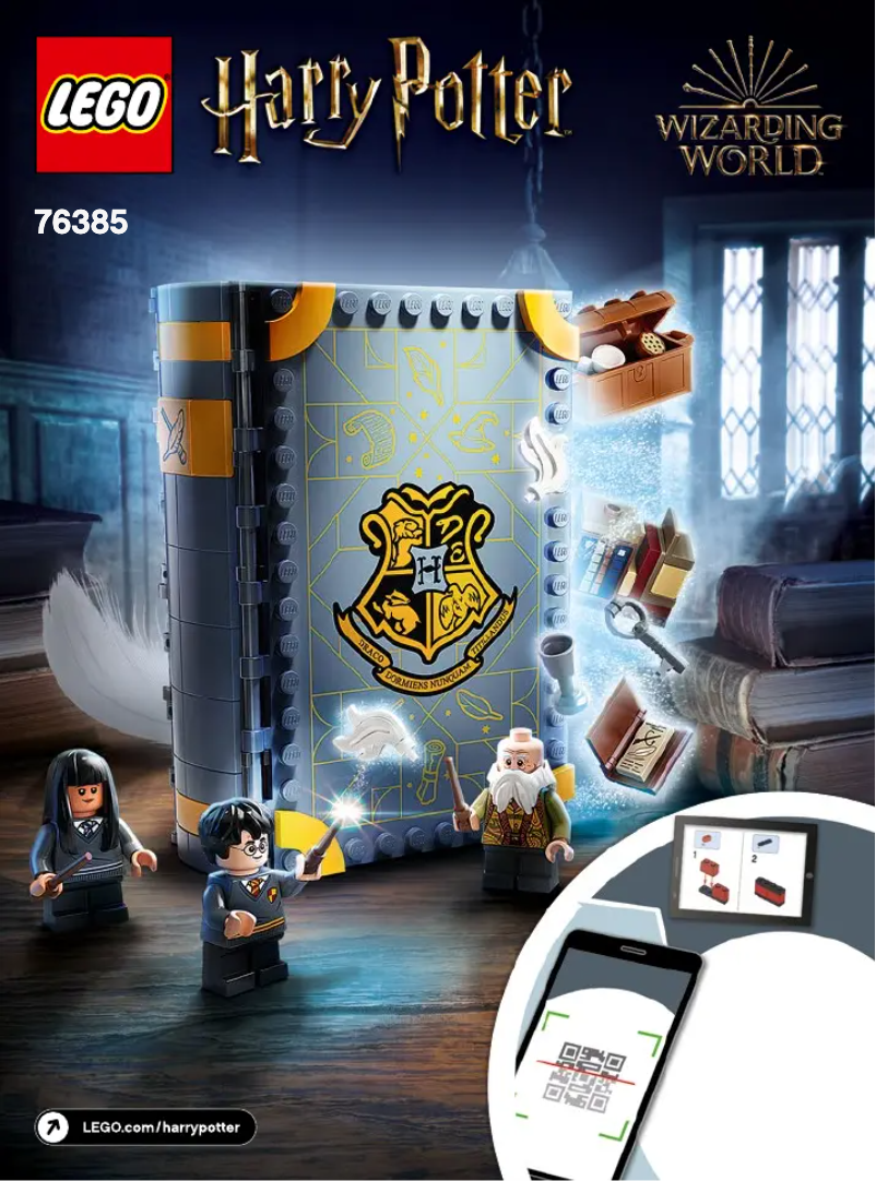 Page 1 de la notice Manuel utilisateur Lego Harry Potter 76385