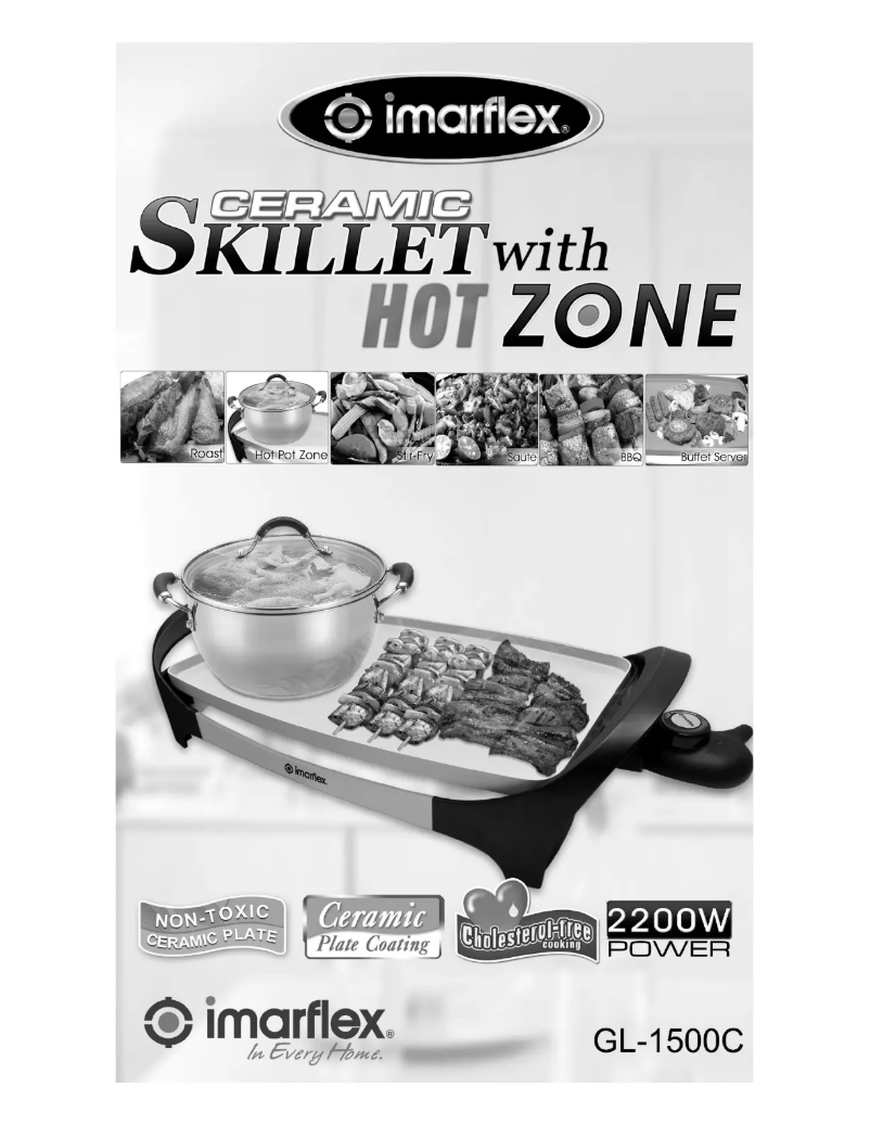 Page 1 de la notice Manuel utilisateur Imarflex GL-1500C